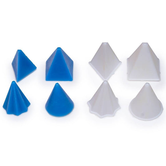 Short Taper Candle Molds - 7cm 4-Piece Set