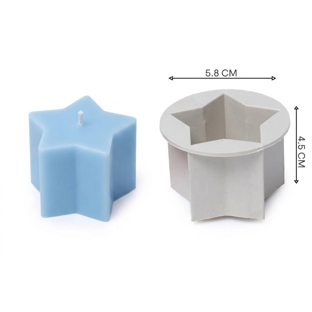 Votive Candle Making Molds - 6-Piece Assorted Set