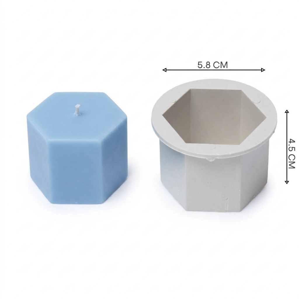 Votive Candle Making Molds - 6-Piece Assorted Set