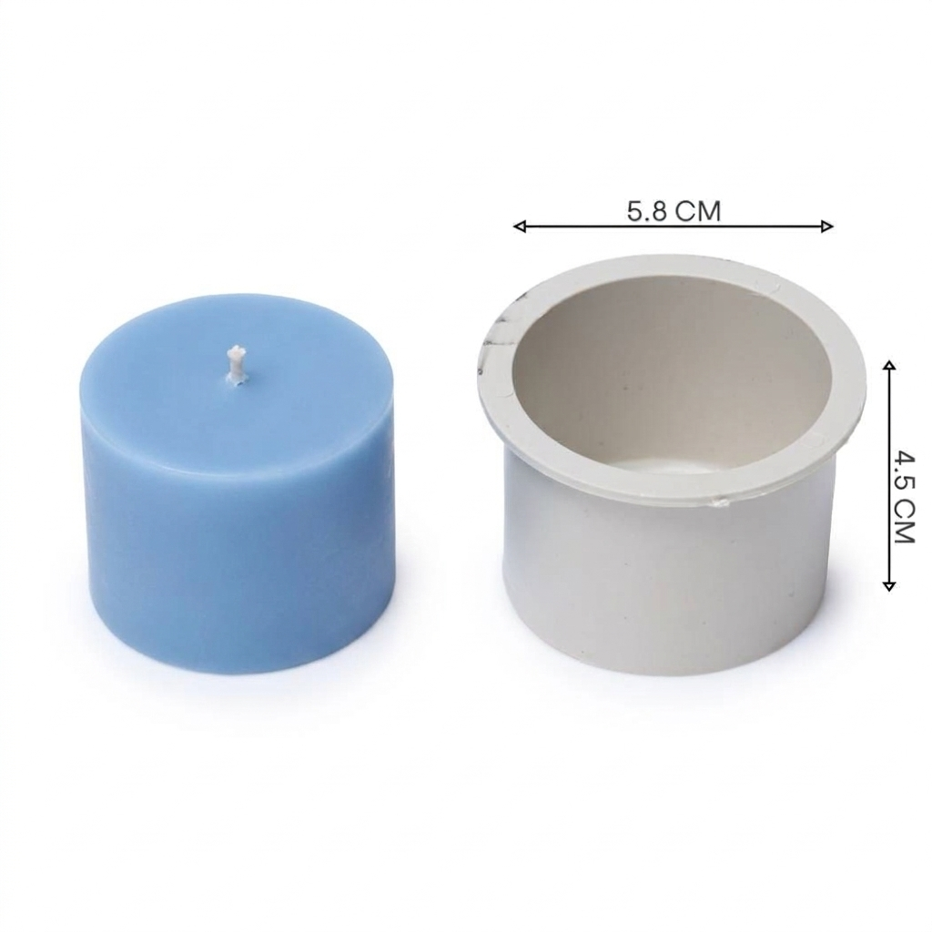 Votive Candle Making Molds - 6-Piece Assorted Set