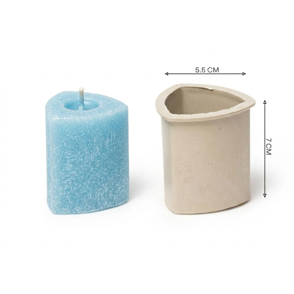 Decorative DIY Candle Mold Set – 6-Piece Assorted