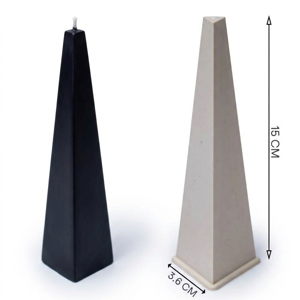 Tall Taper Candle Molds - 15cm 4-Piece Set