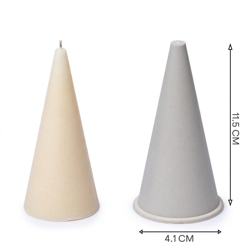 Medium Tapered Candle Molds - 11cm 4-Piece Set