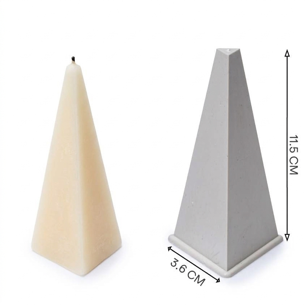 Medium Tapered Candle Molds - 11cm 4-Piece Set