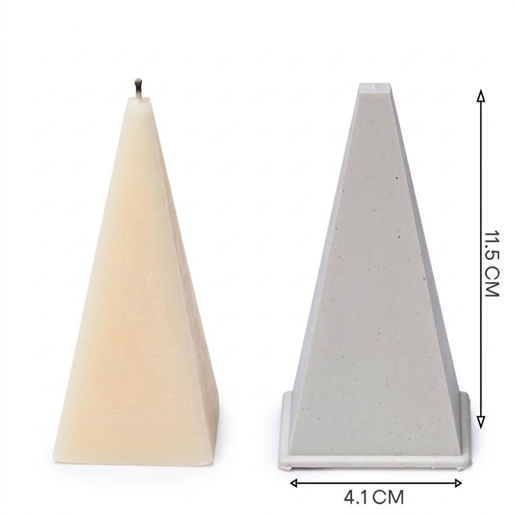 Medium Tapered Candle Molds - 11cm 4-Piece Set