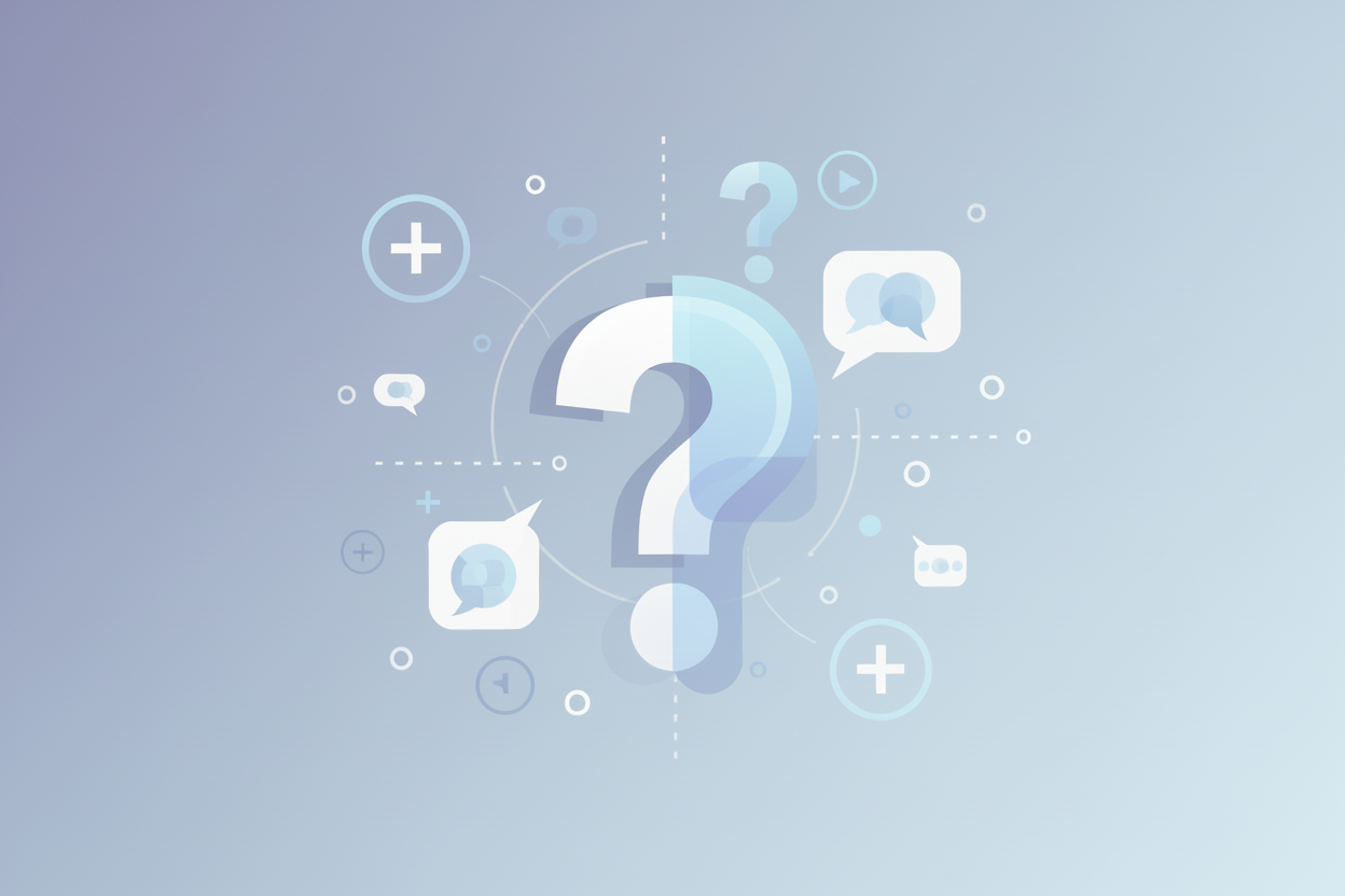 FAQ with no text